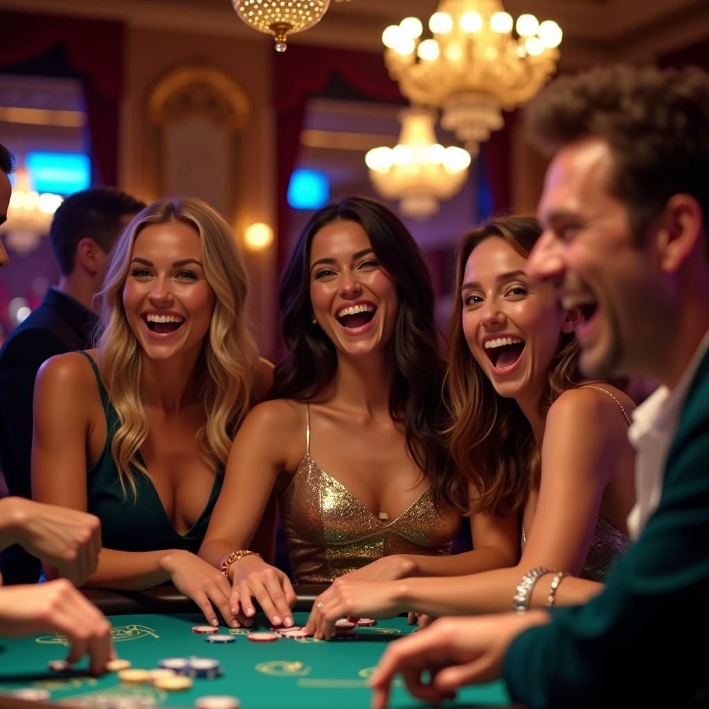 Meja kasino live dealer godd77 dengan tampilan sains fiksi mewah